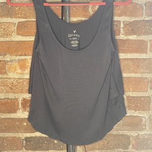 Gray Soft and Sexy AE Tank